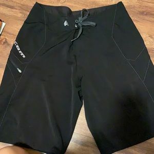 Black Volcom swim trunks men